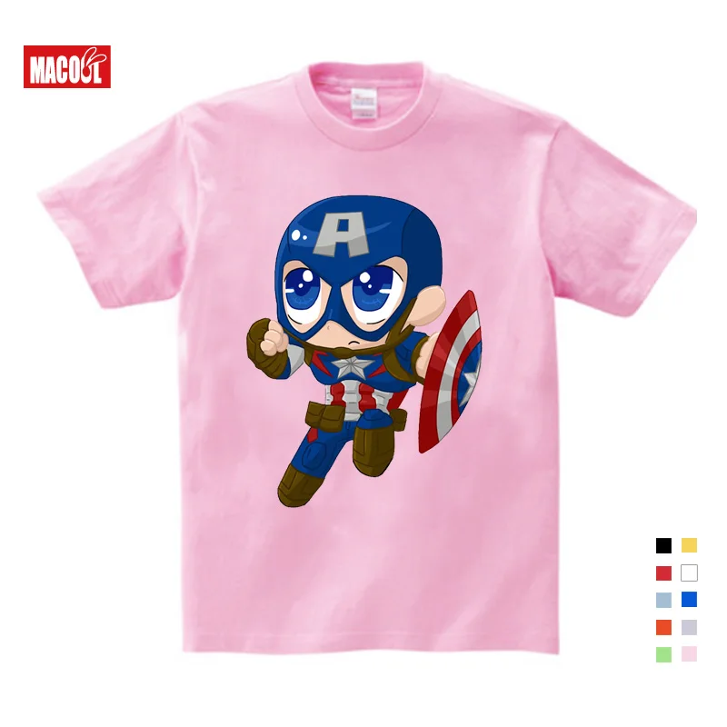 Selling Summer New Captain America Cartoon Print Tee Tops For Boy Girls Clothing Captain America Funny lovely Kids T Shirt Selling Summer New Captain America Cartoon Print Tee Tops For Boy Girls Clothing Captain America Funny lovely Kids T Shirt