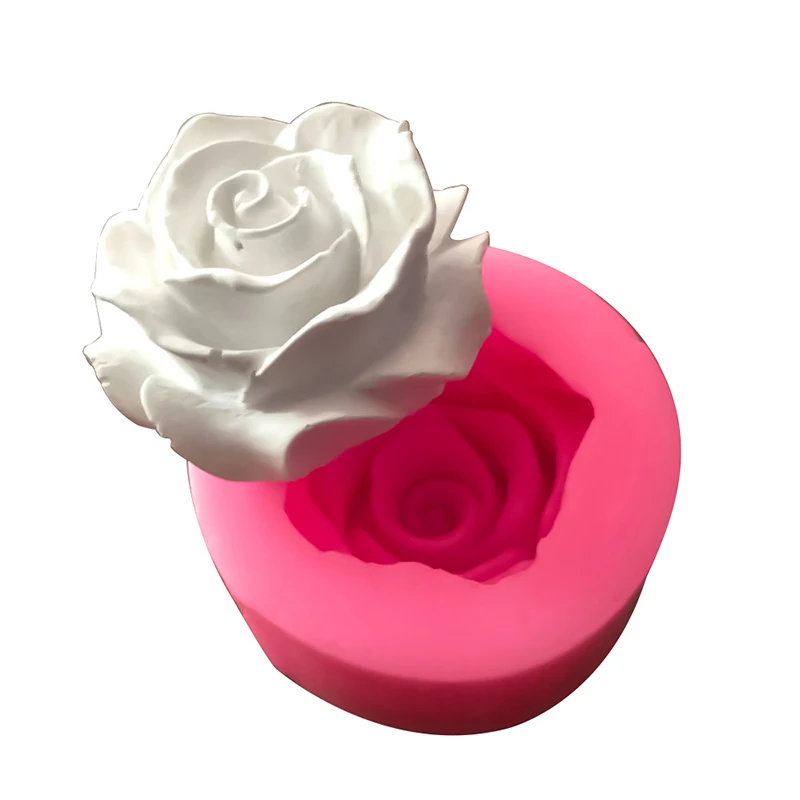 

3D Rose Flower Silicone cake Mould Cake Decorating Tools DIY Baking Fondant Silicone Mold Soap Mould