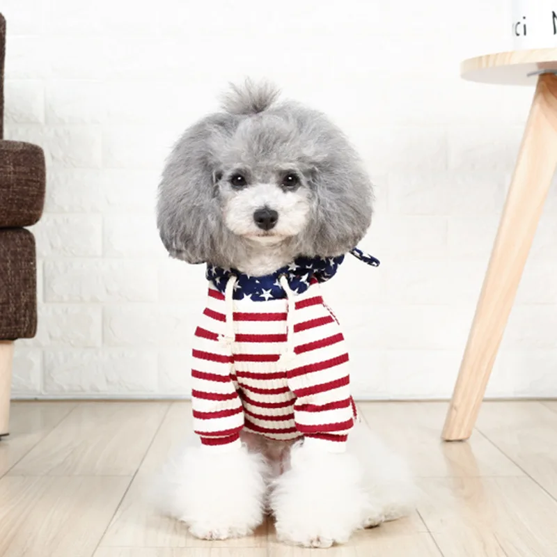 

Dog clothes schnauzer Koki doll Teddy puppy sweater small dog two feet clothes cat pet clothing