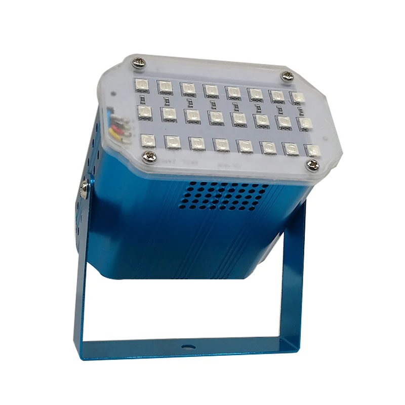 

Mini Sound Control Strobe RGB Light 24 LEDs Stroboscopic For DJ Stage Disco Effects Party Follow TheMusic Show Rhythm