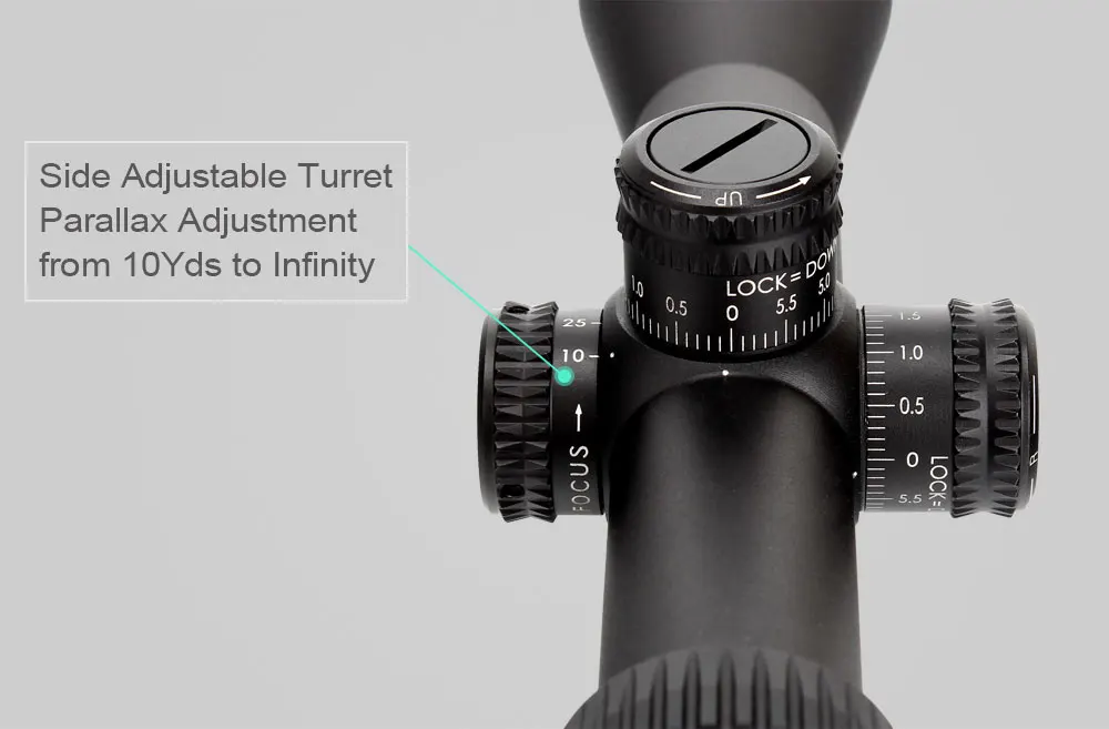 ohhunt Guardian 4-16X44 SF Hunting Rifle Scope 12 Half Mil Dot Reticle Side Parallax Turrets Lock Reset Tactical Riflescopes (2)