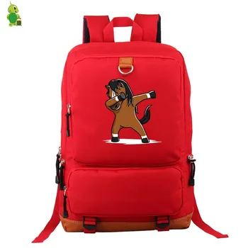 

Dabbing Horse Chameleon Backpack School Bags for Teenagers Girls Casual Travel Bags Women Men Laptop Backpack Large Backpack