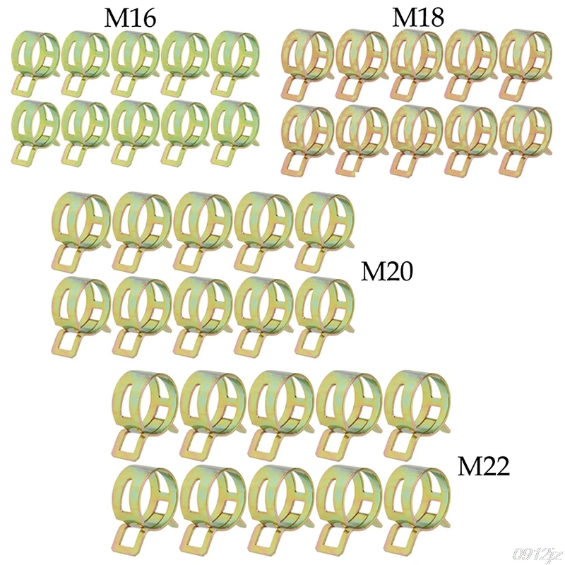 10 шт. 6-22 мм пружинный зажим топливная линия шланг водопроводная труба зажим воздушной трубки
