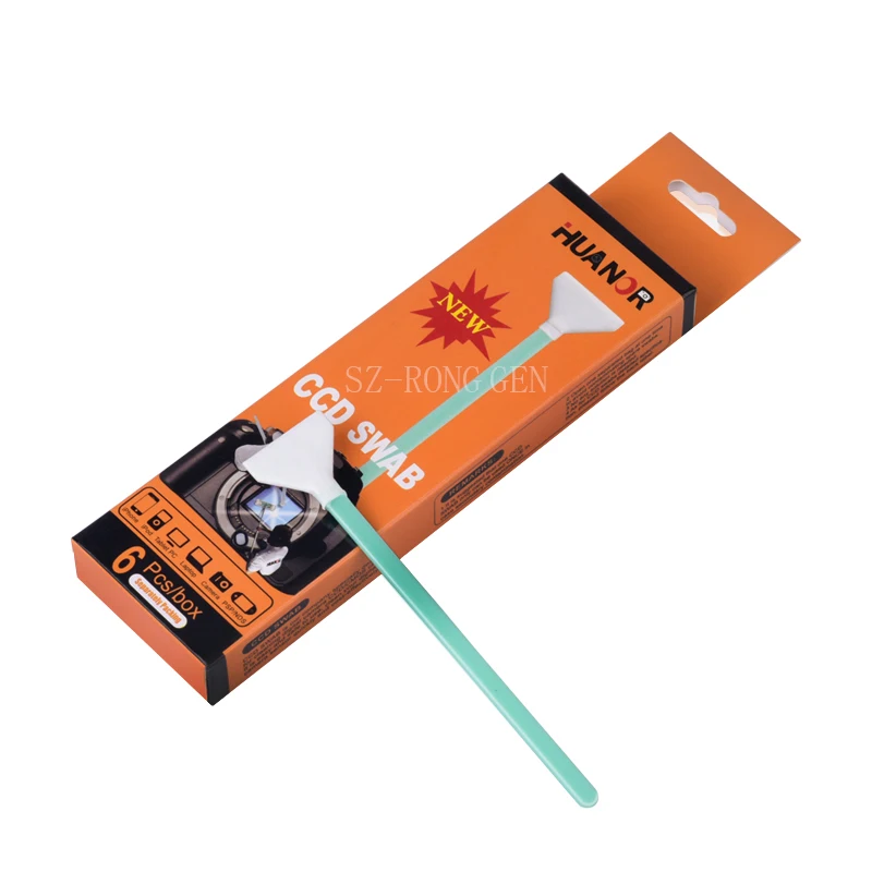 New 6 Pcs Ccd Sensor Cleaning Kit Wet/dry 2in1 Cmos Cleaner Dry Swab