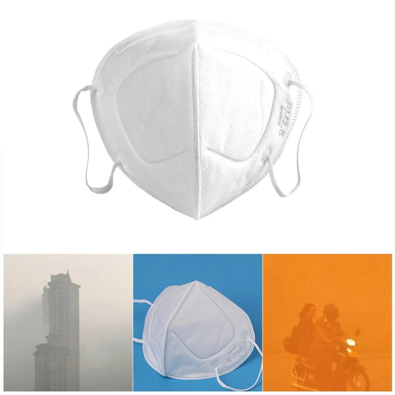 10 шт. белого, розового и синего цвета с пыли респираторные маски Анти-пыль PM2.5 Промышленные строительные пыльца дымка газа Семья & про сайт