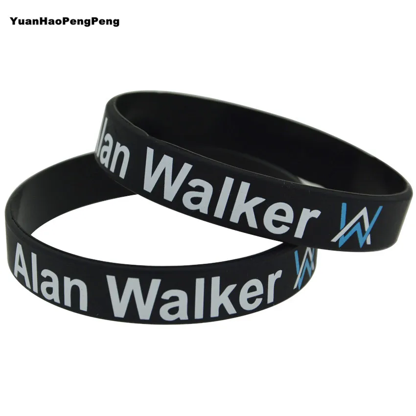 

50pcs/lot Alan Walker Silicone Bracelet for Music Fans