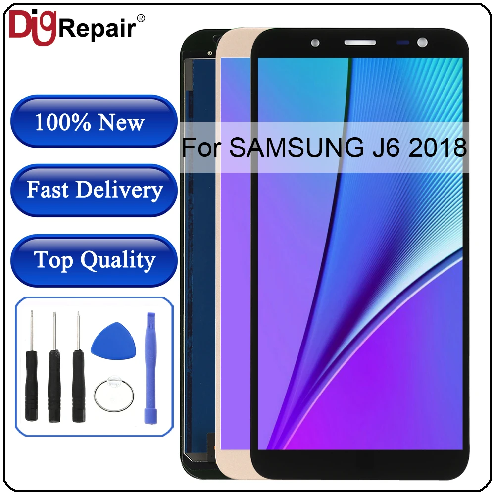 

J600 LCD For SAMSUNG Galaxy J6 2018 lcd J600 J600F Display touch screen Full Assembly Replacement Parts for samsung j600f lcd