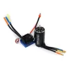 Бесщеточный двигатель 4076 2250KV 2000KV 1700KV 1550KV 120A ESC, светодиодная карта для программирования, комбинированный набор для 1/8 RC Car Truck ► Фото 2/6