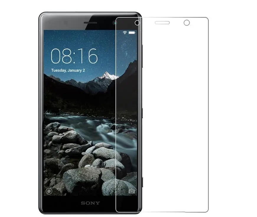 2 шт./лот 2.5D закаленное Стекло для sony Xperia XZ2 Премиум Экран протектор Защитная
