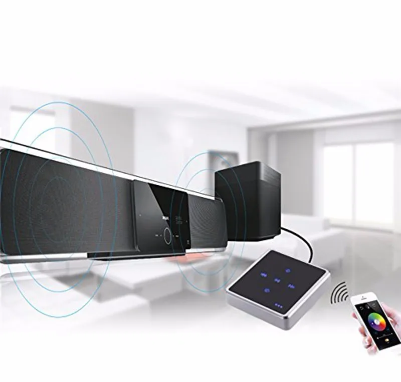 ZF-380 Wireless Bluetooth Transmitter and Receiver 2-in-1 Bluetooth Adapter With 3.5mm Audio RCA Cable For Smart Phone MP3 PC TV (1)