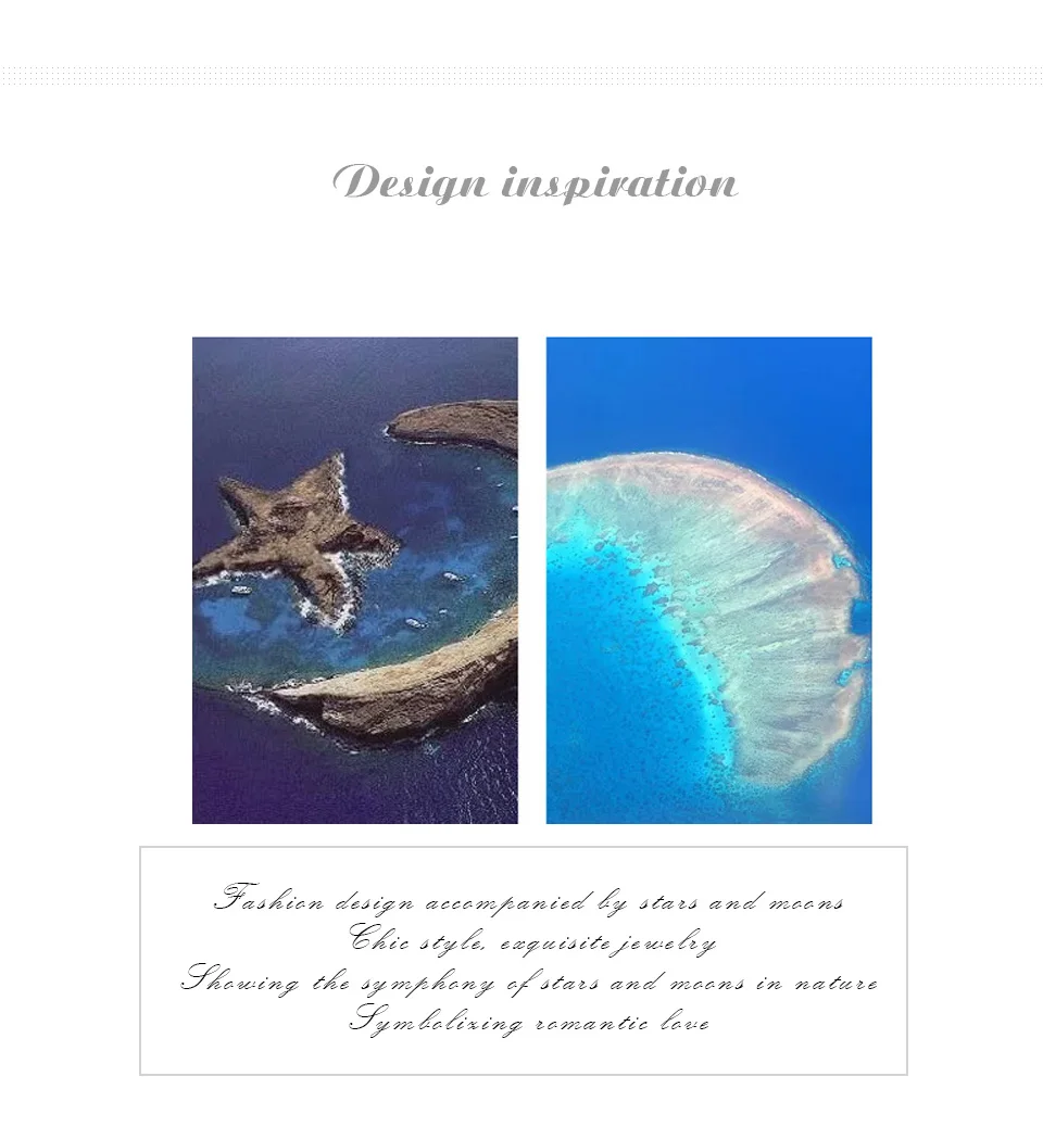 S925 Silver Moon Earrings Female Korean Hollow Romantic Love Earrings Stars Ear Fine jewelry Anniversary Gift For Girlfriends (7)