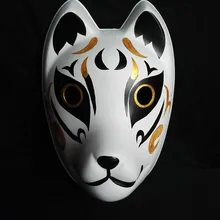 Hotarubi No Mori E, ручная роспись, маска в лес пожарных, светильник в японском стиле, косплей, ПВХ пластик, лиса, маска на все лицо