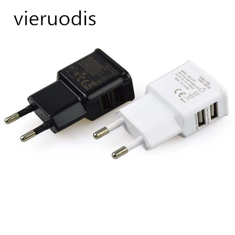 1 шт. EU/US штекер 5 в А двойной USB универсальный мобильный телефон зарядное