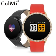ColMi A1 Zircon Lovers Smart Bracelet Watch IP67 Waterproof Heart Rate Monitor Pedometer Women Men Brim