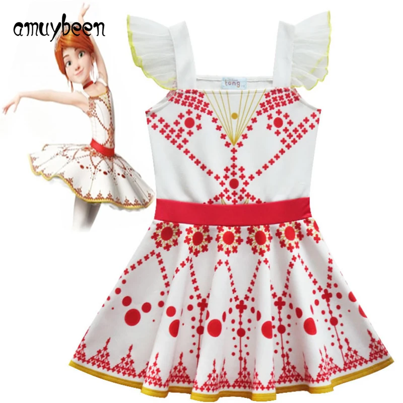 

Amuybeen Girls Dress Teenage Christmas Carnival Costumes Felicie Ballerina Princess Kids Party Cosplay Clothing Children Outfit