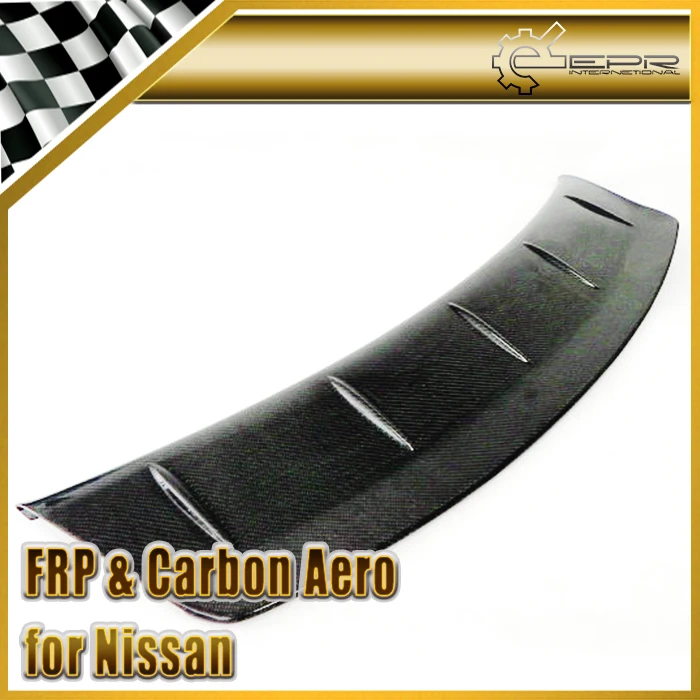 Автомобильный Стайлинг для Nissan R35 GTR OEM спойлер из углеродного волокна Wald Add On Gurney
