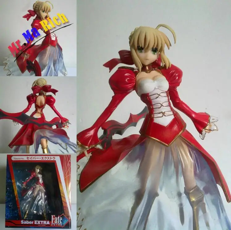 18 см сексуальные фигурки Fate Stay Night Red Saber из ПВХ Brinquedos коллекционные игрушки для