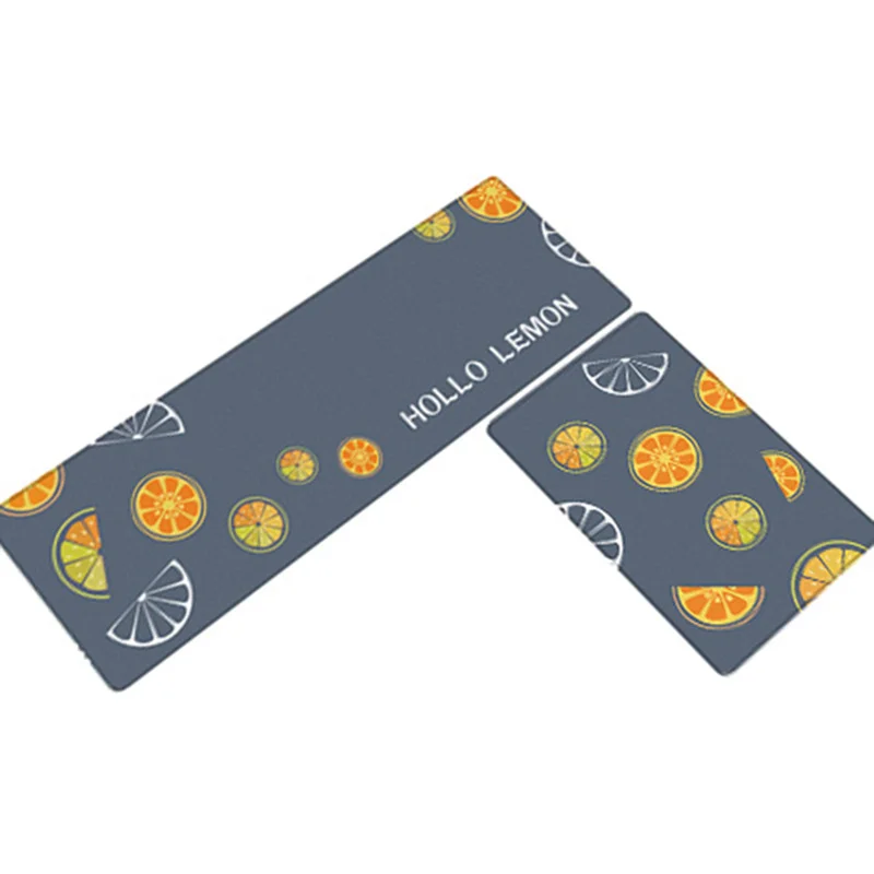 Cross-border ins kitchen mat carpet Nordic leather mat oil-proof waterproof bedroom long domestic massage pvc mat