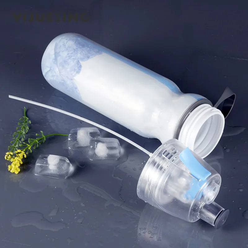 Утепленная тумана бутылка воды BPA бесплатно с двойными стенками ледяной питьевой