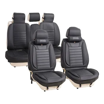 

Luxury Auto Car Seat Covers 5 Seats Full Set Universal Fit Easy to Clean Anti-Slip four Seasons General Car Seat Cushions