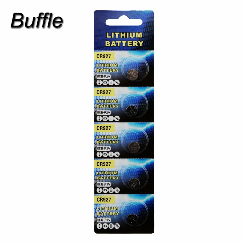 

CR927 Thermometer Pen Auto Key Alarm 3V Button Battery High Energy Batteries 5Pcs 3V Lithium Coin Cells DL927 BR927 ECR927