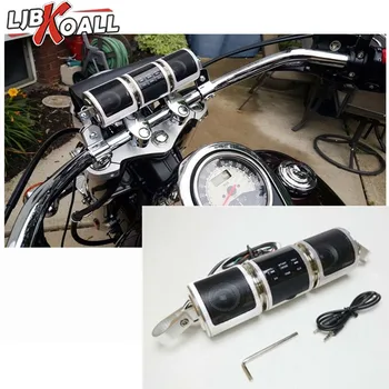 

Waterproof Bluetooth Motorcycle Audio Stereo MP3 FM Radio Speaker Handlebar with 8GB For Harley Sporster Softail Bobber Chopper