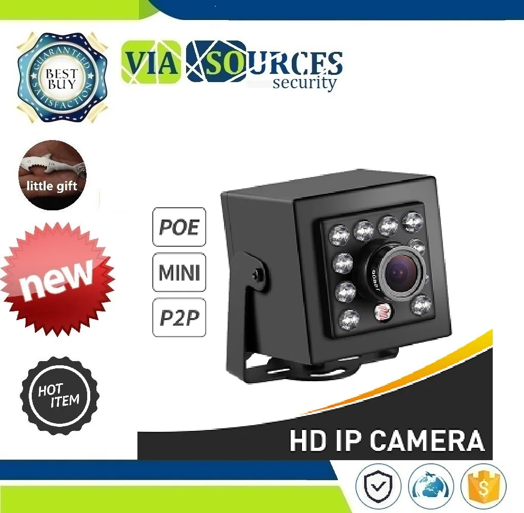 

2.0MP Camera ONVIF Night Vision P2P CCTV Cam 1080P Mini Type IP Camera 10 LED IR Indoor Security