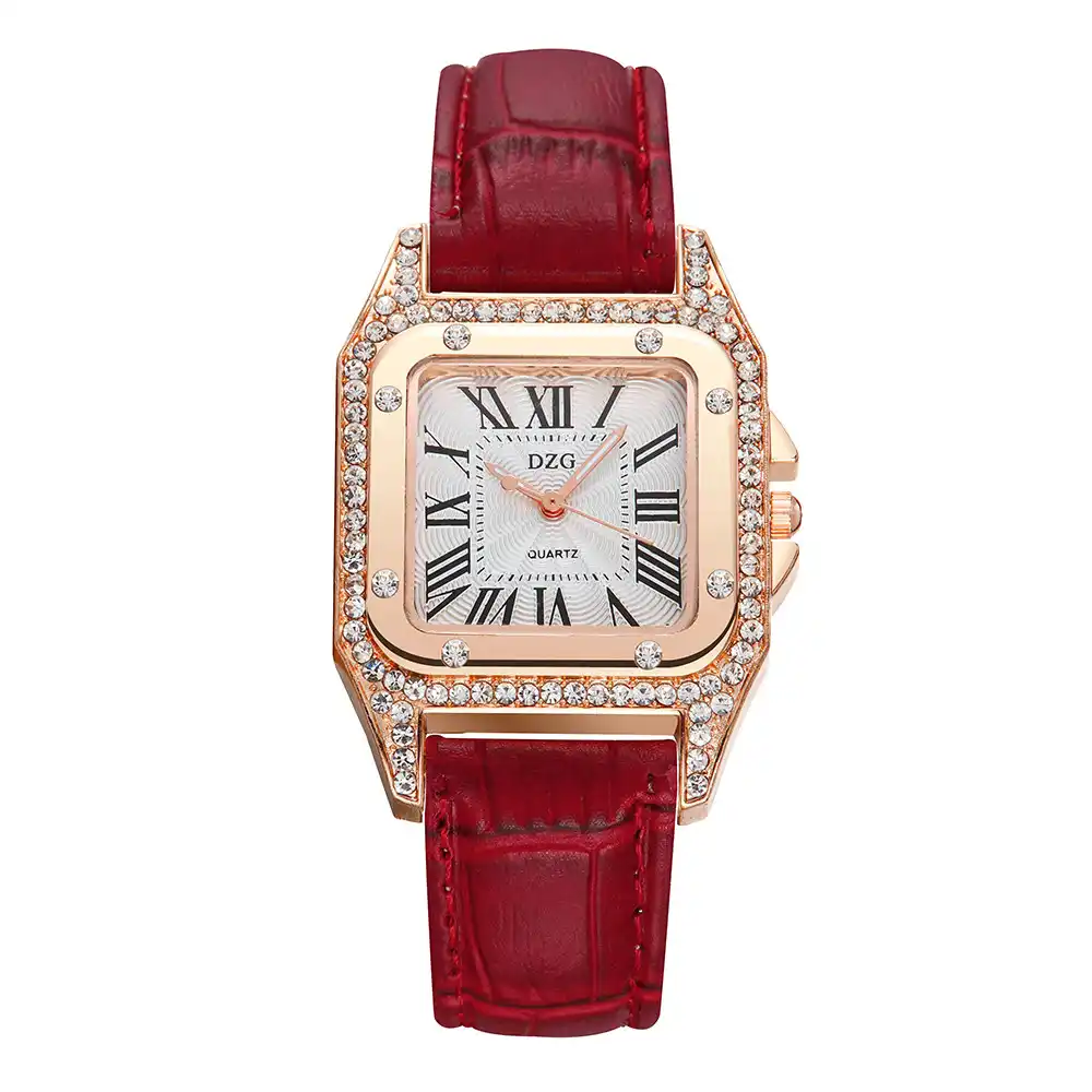 meibo womens casual quartz leather band wrist w