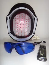 68 medical diodes prevent baldness treatment laser diode helmet with glasses+timer