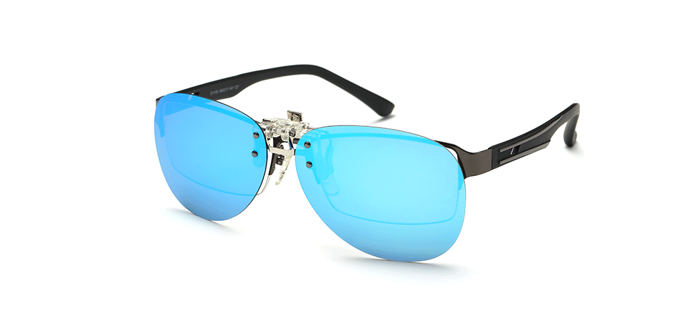 VEGA Polarized Clip On Sunglasses Men Women Pilot Fit Over Glasses with Box Flip Up Sunglasses for Prescription Glasses
