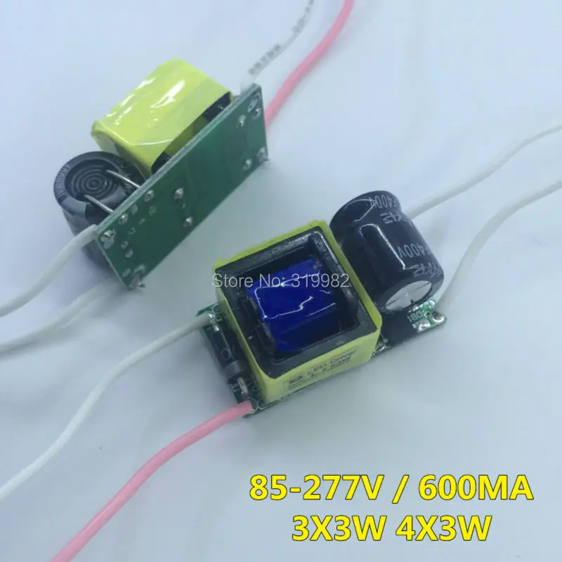 

10pcs/lot 4X3W led driver, 4*3W driver, 12W lamp driver, 110V 220V input for E27 GU10 E14 LED lamp, lamp power driver, freeship