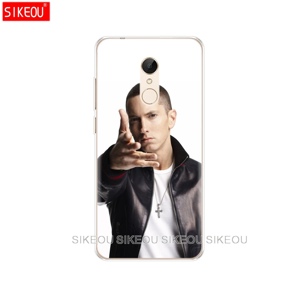 Силиконовый чехол для телефона Xiaomi redmi 5 4 1 1s 2 3 3s pro PLUS note 4X 4A 5A хип хоп Rapper Eminem