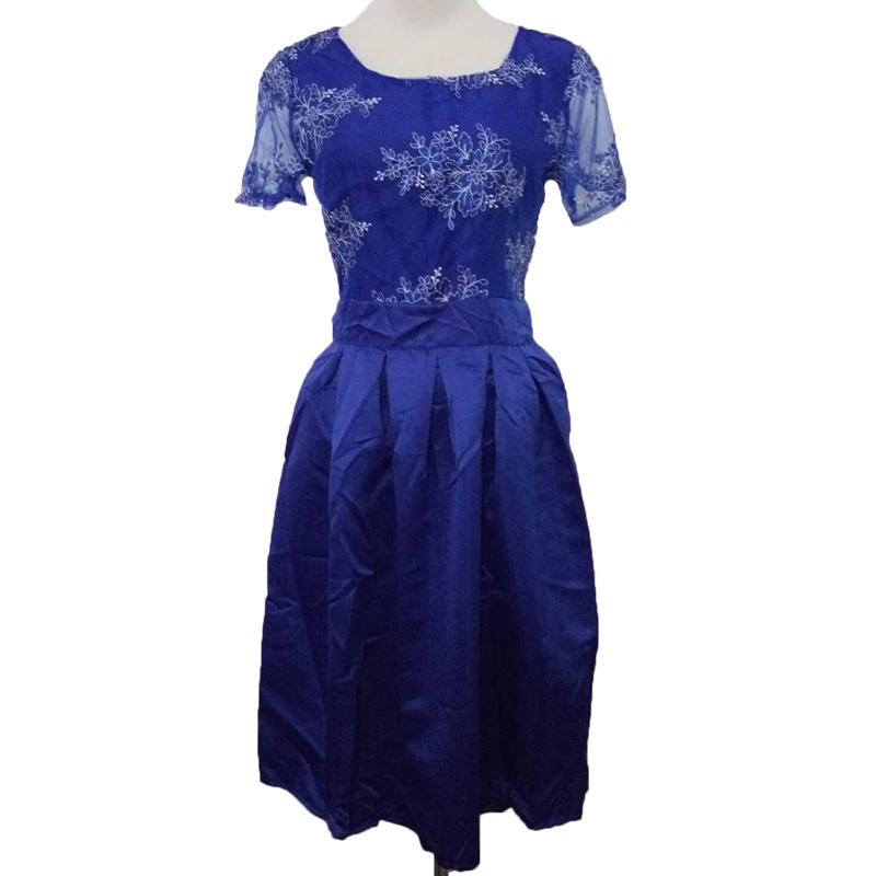 Ilishop Женская летняя обувь кружевное платье спинки клуб Vestidos Большие размеры