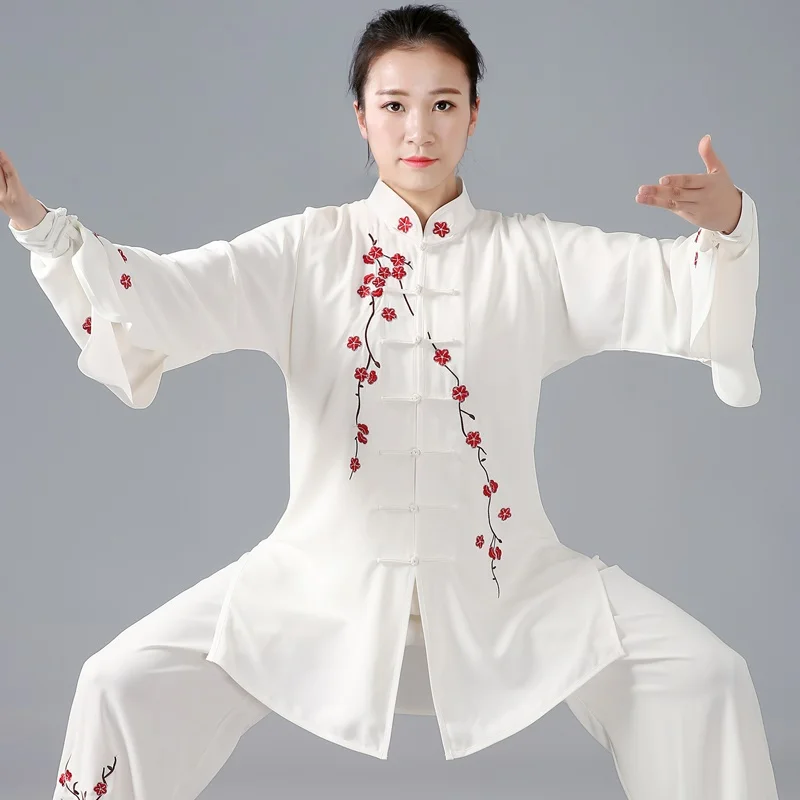 Костюм китайского воина, одежда для Тай-Чи, костюм шаолина кунг-фу, традиционная вышивка, костюм Тан, костюм Тай-Чи-ушу, TA1518