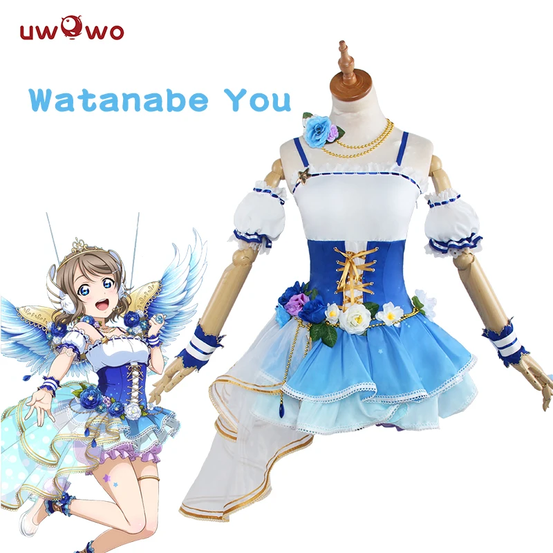 UWOWO Watanabe You Косплей Love Live Sunshine Aqours Angel Awake Idolized костюм Lovelive You|aqours cosplay|cosplay love livelove live