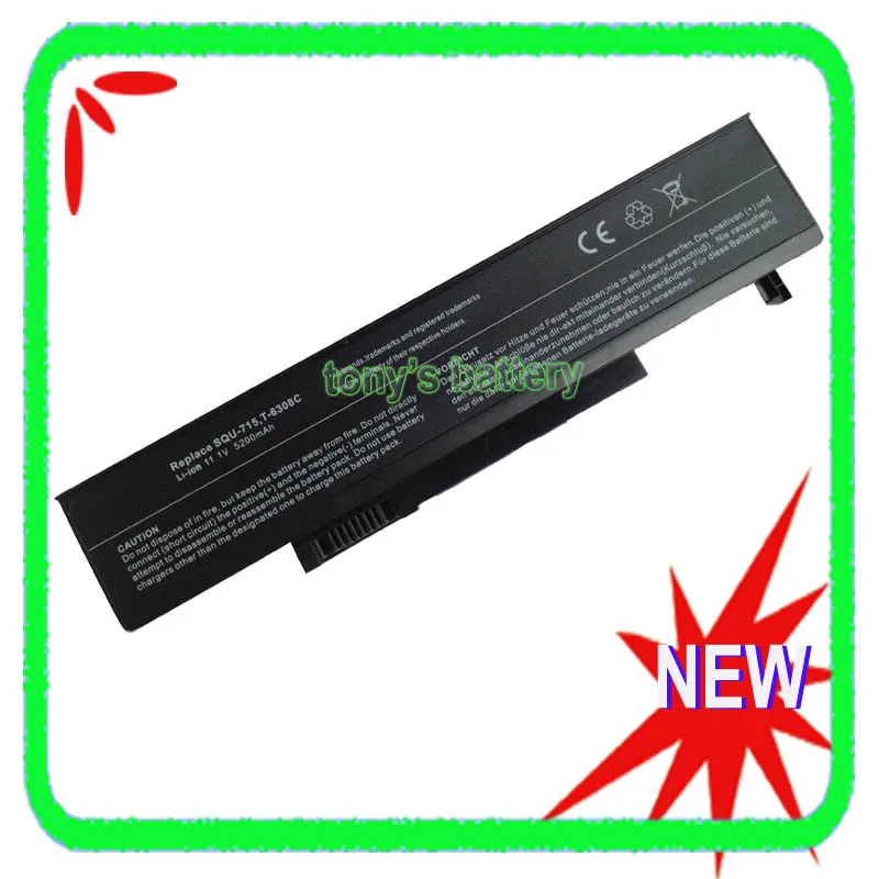 Celular Bateria para Gateway T6308c T1600 T-6311 T-6815 T-1616 M-6829b M6700 W35044lb W35052lb Squ-719 Squ715