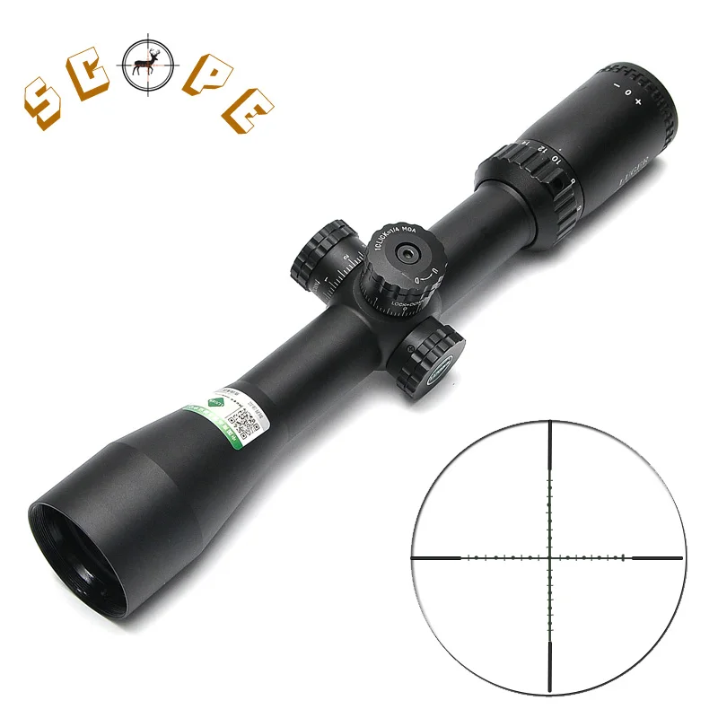 

LUGER HR 4.5-18x44 SF Tactical Rilflescope Long Eye Relief Rifle Scope Optic Sight Hunting Scopes for Airsoft Air Guns Caza