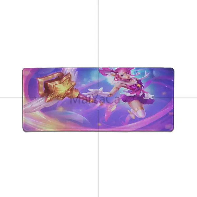 MaiYaCa Non Slip PC LoL Star Guardian Lux Game Mousepad Large Gaming