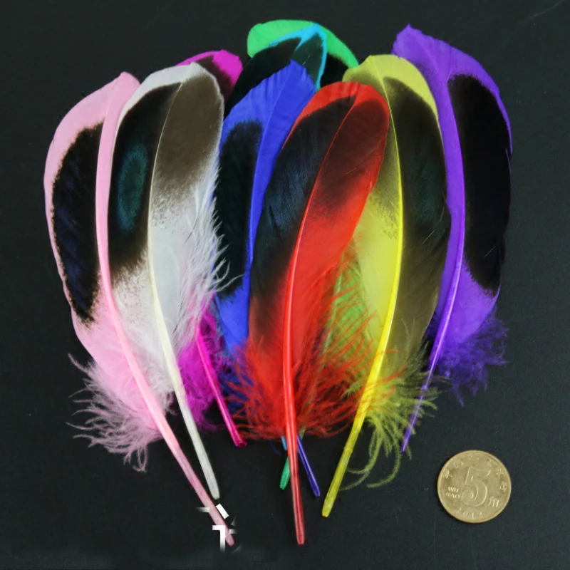 

50pcs/set diy feathers Wild duck hair wedding dress feathers Jewelry accessories craft decoration materials about feathers AC068