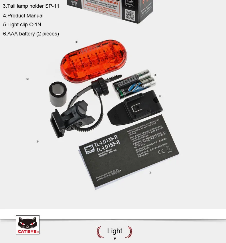Top CATEYE Bicycle Taillight MTB Rode Bike Light LED Safety Lights Lamp Cycling Seatpost Saddle LampWarning Tail Light Accessories 2 Top CATEYE Bicycle Taillight MTB Rode Bike Light LED Safety Lights Lamp Cycling Seatpost Saddle LampWarning Tail Light Accessories 2