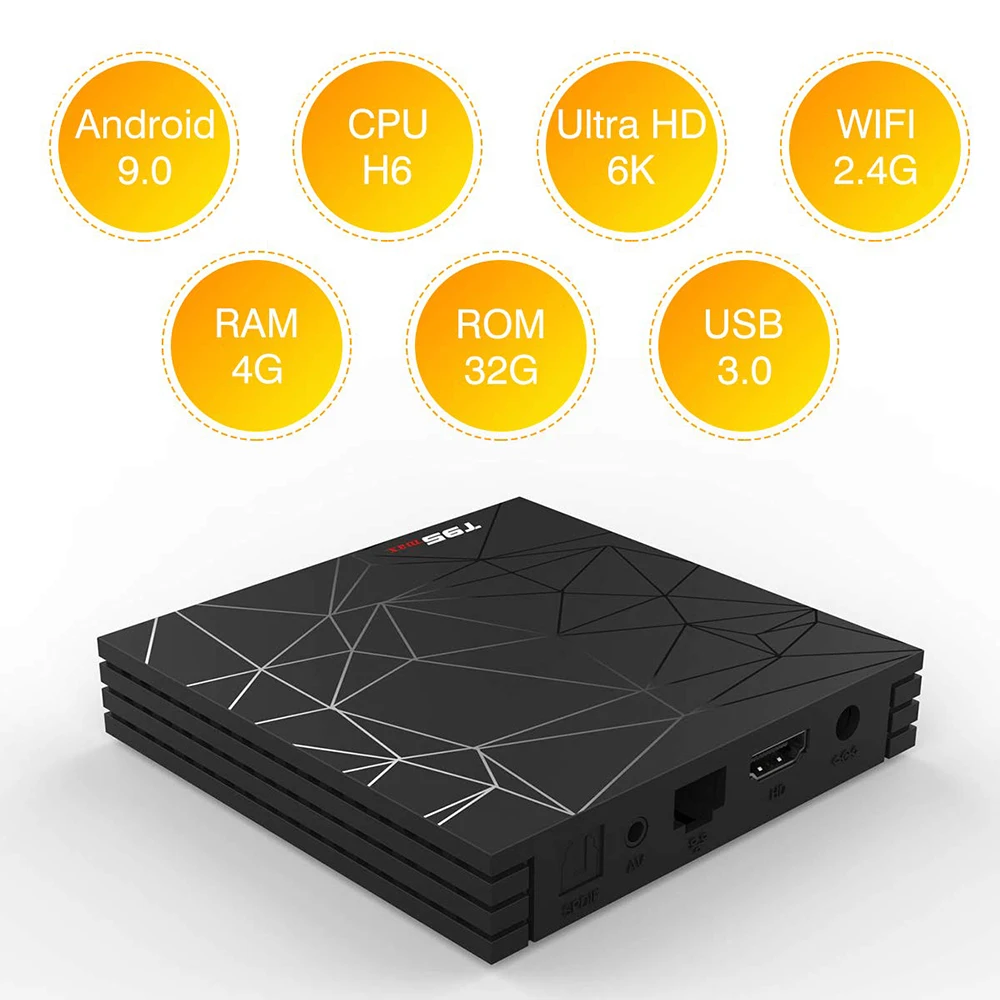 ILebygo T95 MAX Android 9 0 Smart ТВ BOX Allwinner H6 4 ядра Гб Оперативная память 64 Встроенная H.265 HD 2 4G Wi