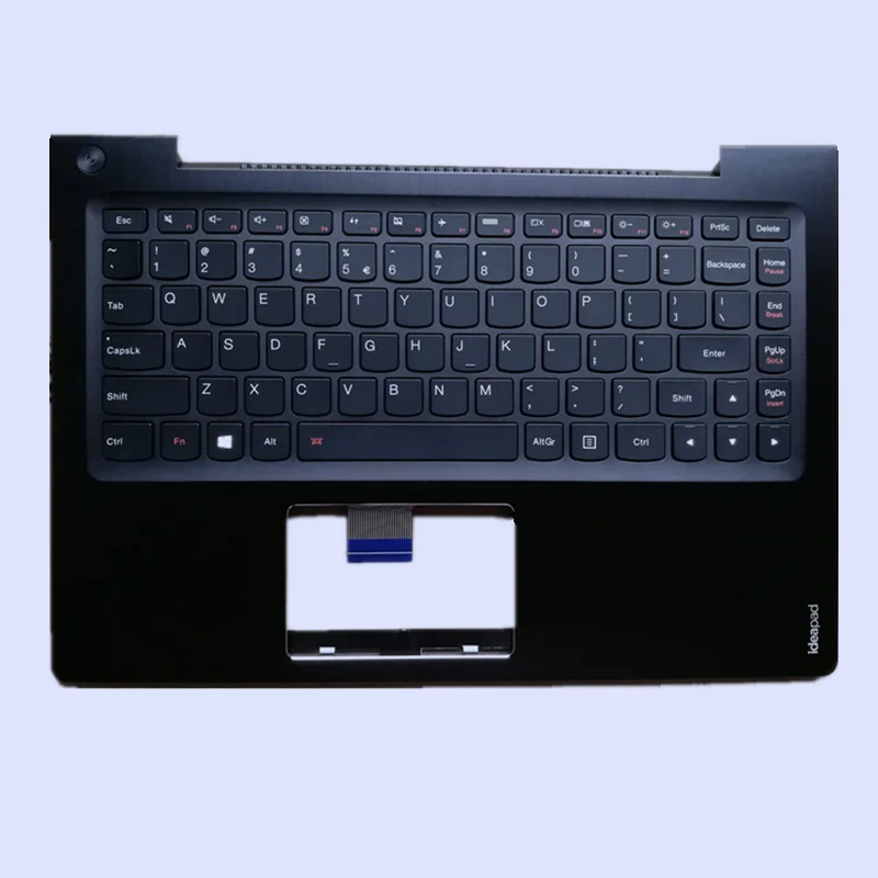 Совершенно заменить черный и серебристый подлокотник для ноутбука верхняя крышка с американской версией клавиатуры для lenovo U330 U330T U330P