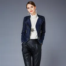 GUESOD Женская куртка джинсовая куртка женская новое поступление вышивка тонкая джинсовая верхняя одежда для женщин вышивка джинсовая куртка плюс размер