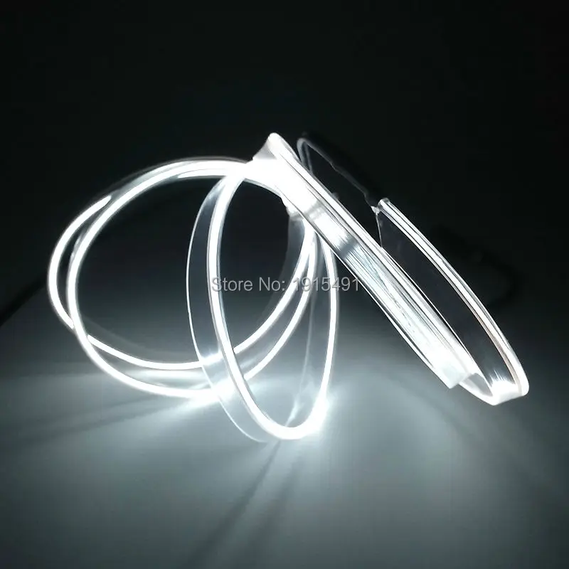 

Hot selling 1Meter 2.3mm Sew Tag Neon LED Strip EL wire Cold Light with 12V Controller for Cosplay Dress Indoor Outdoor Decor