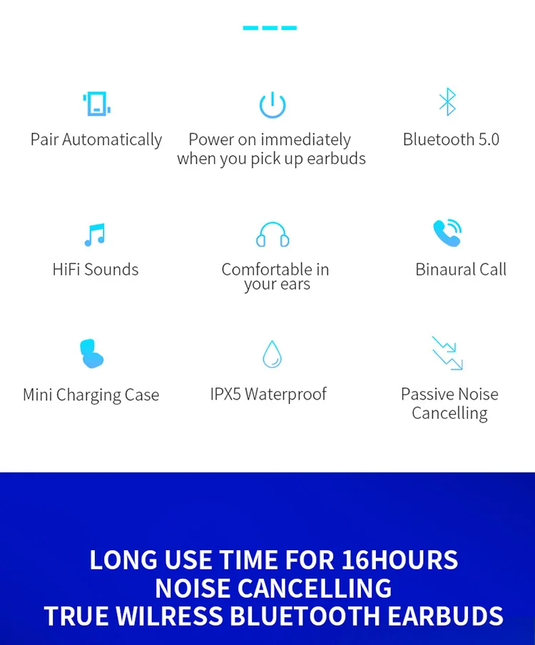 TWS Bluetooth 5,0, наушники, беспроводные наушники, Hi-Fi, спортивные наушники, свободные руки, игровая гарнитура, настоящая Беспроводная стерео гарнитура с микрофоном для телефона