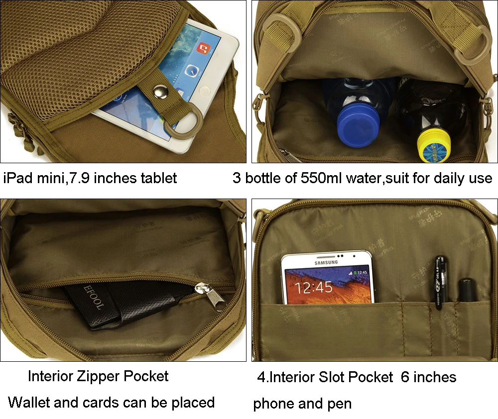 TENNEIGHT военный Molle тактический рюкзак Nylon Crossbody 10 дюйм(ов) ноутбука груди мешок восхождение отдых спортивные сумки ручной