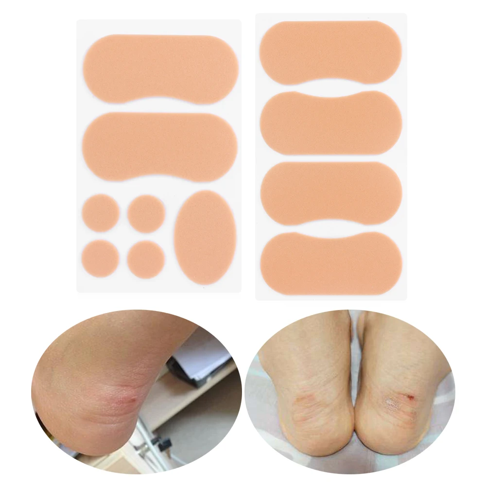

1 Set Durable Heels Stickers Waterproof Comfortable Anti-Grinding Shoe Pad Patch Protector Feet Care Tool Toe Protector Stickers
