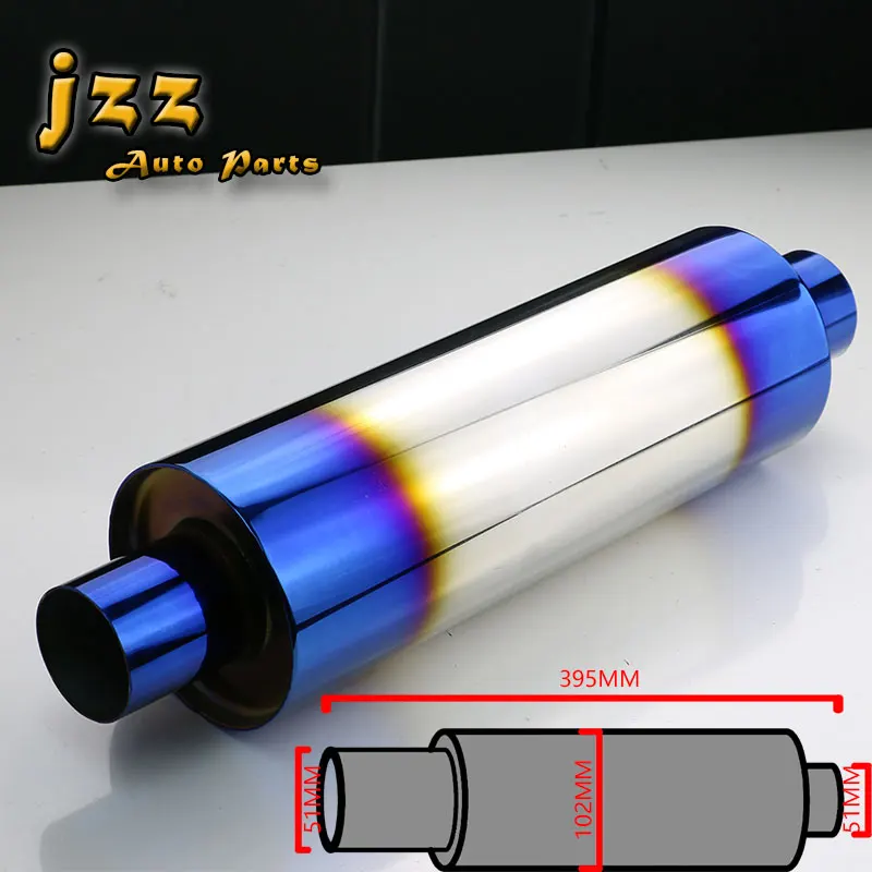 JZZ AKRAPOVIC CAR EXHAUST PIPE HIGH QUALITY STAINLESS MUFFLER FOR CAR