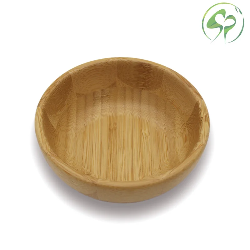 

Natural Bamboo Bowl Baby Tableware Rice Fruit Salad Noddle Soup Wooden Bowls Kids Dishes Training Dinnerware for Children Tools