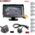 Koorinwoo Dinamico Traiettoria Auto Sensore di Parcheggio 8 Sonde di Allarme CCD Anteriore Telecamera per la Retromarcia Monitor TFT LCD Parktronic Per Il Veicolo